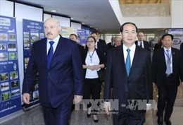 Chủ tịch nước kết thúc tốt đẹp chuyến thăm Belarus, lên đường thăm chính thức LB Nga 